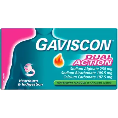 Gaviscon Dual Action Tablets (16's)