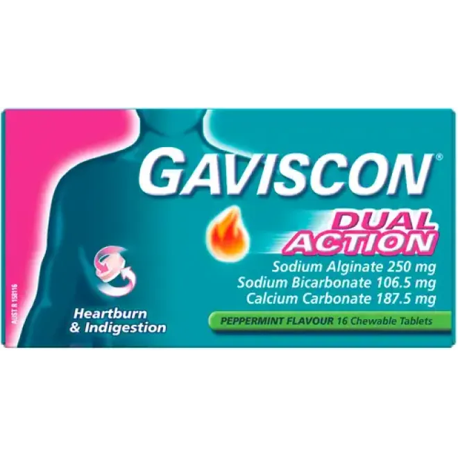 Gaviscon Dual Action Tablets (16's)